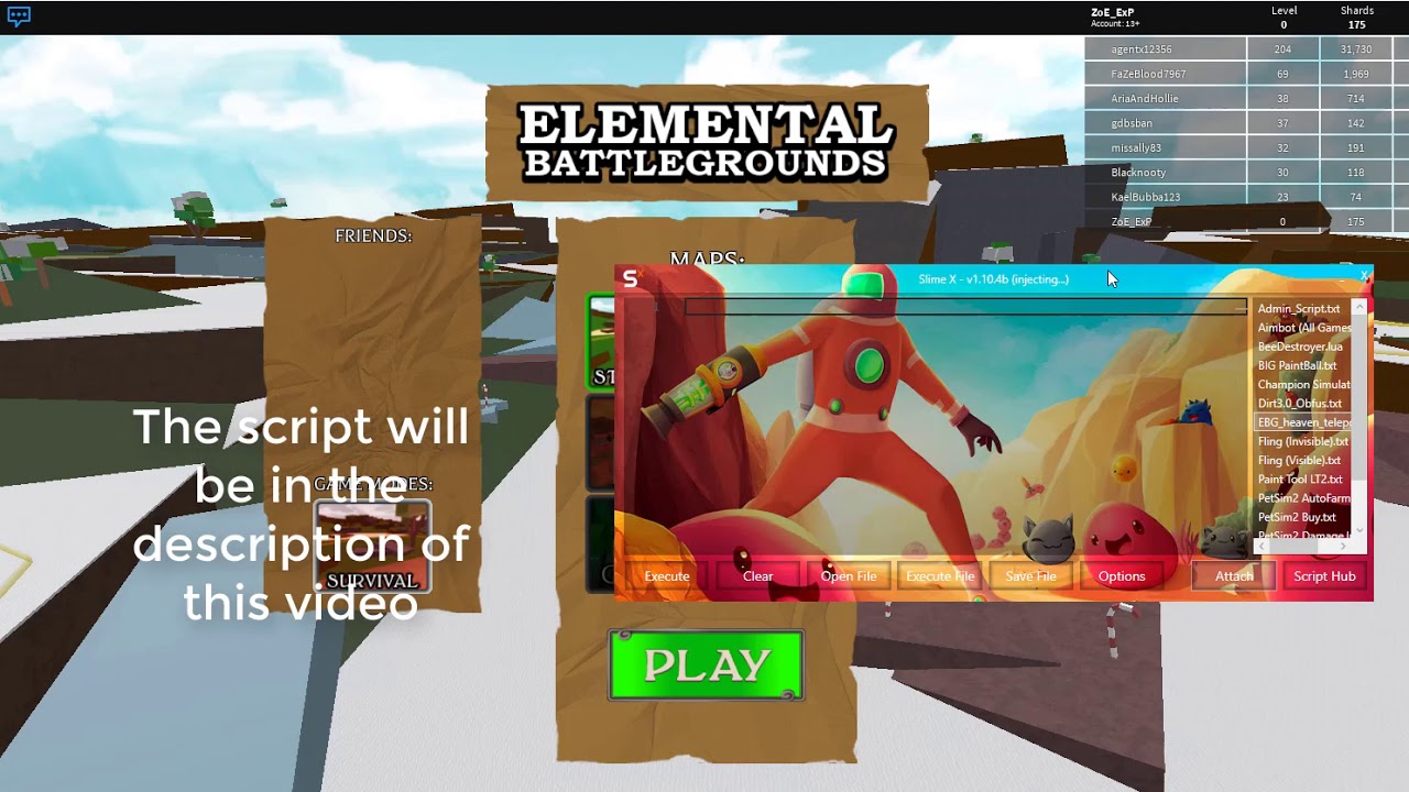 Elemental Battlegrounds Hack Mac Everkorean - roblox elemental battlegrounds survival mode